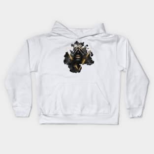 Woman Gold Kids Hoodie